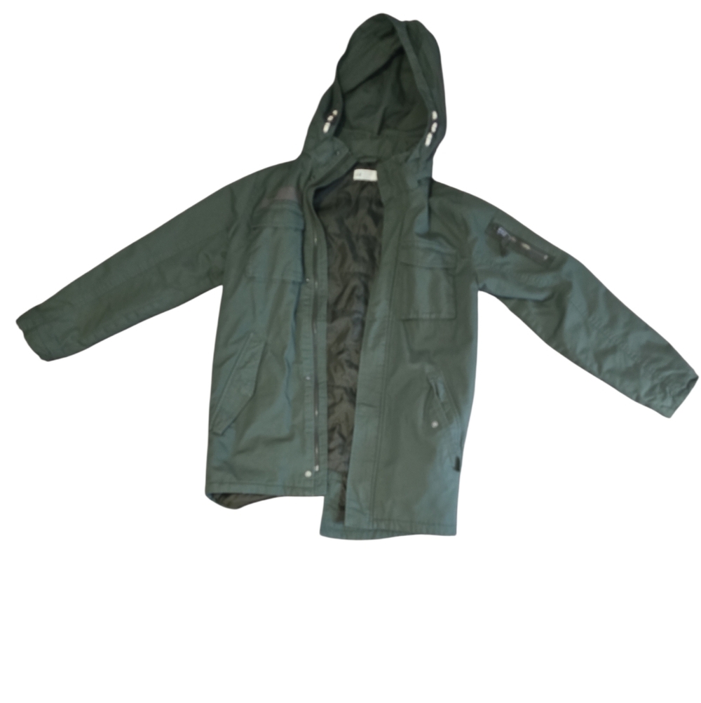 NWOT | Kids | Green | H&M | Hooded Jacket | 11-12yr